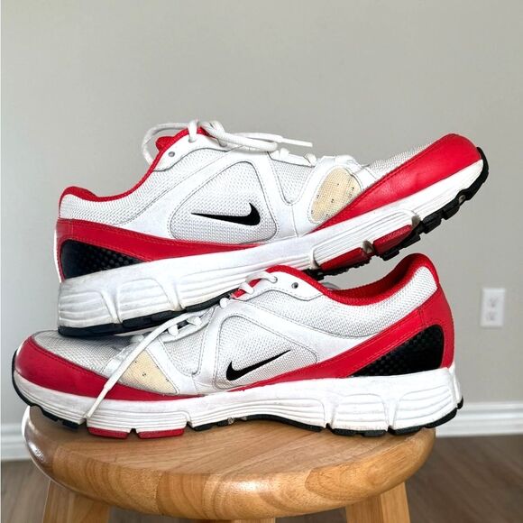 Nike Air Max Run Lit 2009 Men's Size 11 Red/White/Grey 386500-101 - Picture 5 of 7